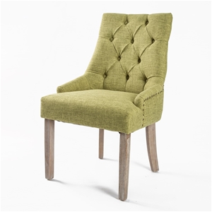 1 x French Provincial Oak Leg Chair AMOU