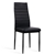 Artiss 4x Astra Dining Chairs Set Leather PVC Stretch Seater Chairs Black