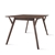 4 Seater Wood Timber Dining Table Walnut