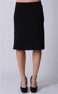 Mossee Womens Texture Pencil Skirt