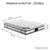 Mattress Euro Top Double Size Pocket Spring withFabric Medium Firm 34cm