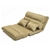 Lounge Sofa Fabric Double Bed PISCES - KHAKI