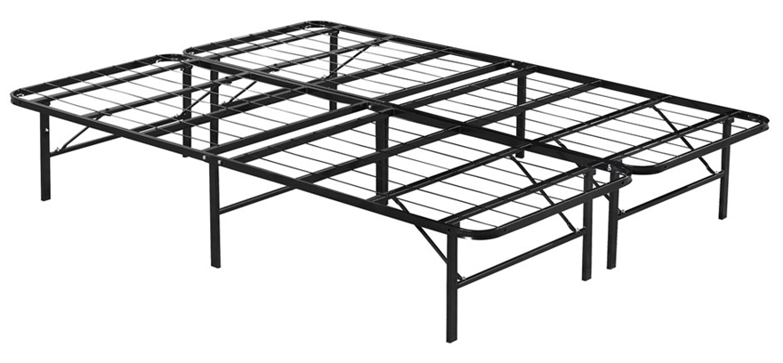 Queen Folding Metal Bed Frame, How To Fold Up Purple Bed Frame