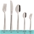 Edlon 30pcs Stainless Cutlery Set Chrome-nickel-steel Fork Spoon Knife