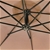 Instahut 3M Cantilevered Outdoor Umbrella - Beige