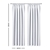 Art Queen 2 Pencil Pleat 140x230cm Blockout Curtains - White