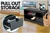 Shoe Rack Cabinet Organiser Black Cushion - 80 x 30 x 45 - Black