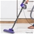 Devanti Corded Handheld Bagless Vacuum Cleaner - Purple and Grey