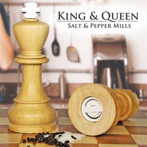 King & Queen Salt & Pepper Mills