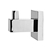 Square Chrome 304 Stainless Steel Clothes/Hand Towel/Robe Hook