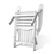 Gardeon Foldable Adirondack Chair - White