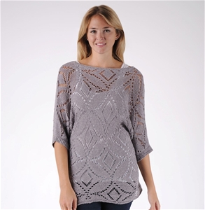 Sandwich Pull Over Holey Knit