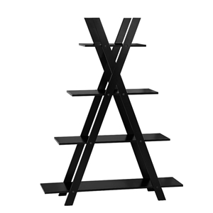 Artiss 4 Tier Wooden Ladder Shelf Stand 