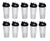 10x 700ml GYM Protein Supplement Drink Blender Mixer Shaker Ball Bottle