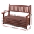 Gardeon Outdoor Storage Bench Wooden Garden Chair 2 Seat Timber Yard