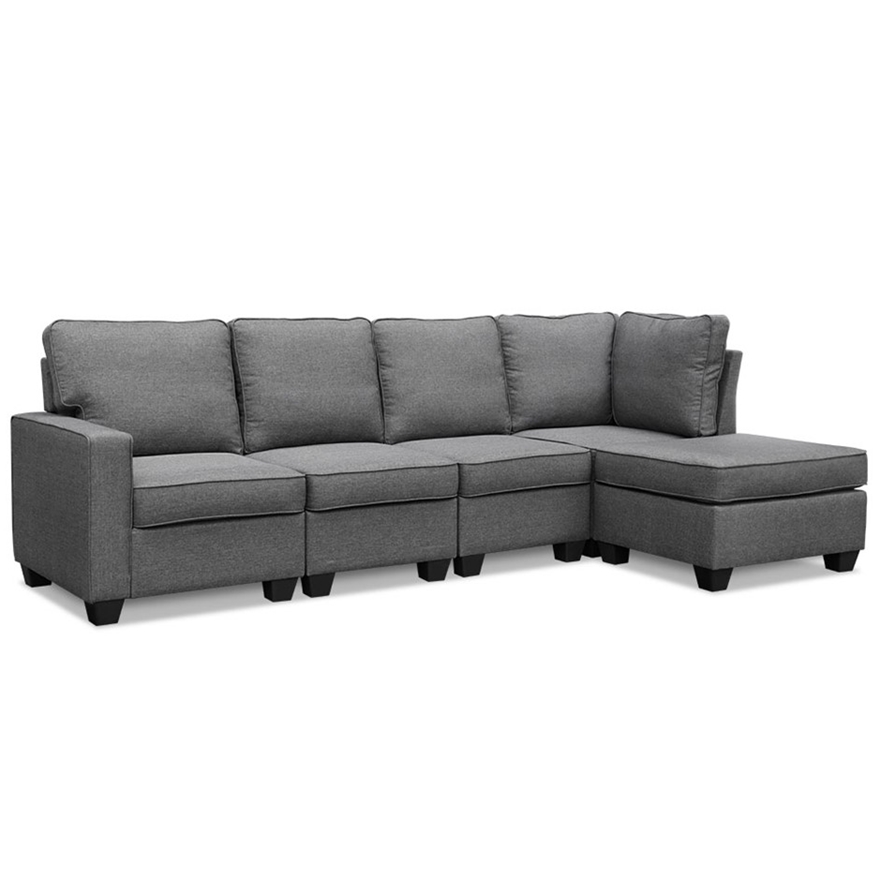 Artiss 5 Seater Sofa Bed Lounge, 5 Seat Sofa With Chaise