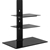 Artiss Floor TV Stand Height Adjustable 32 to 70 Inch Black