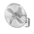 Devanti 40cm Wall Mountable Fan - Silver