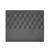 Artiss King Size Upholstered Fabric Head Board - Grey