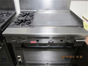 Goldstein 800 series 600 Flatgrill with 