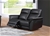 Turin 2 Seater Recliner Lounge – Black