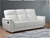 Turin 3 Seater Recliner Lounge – White