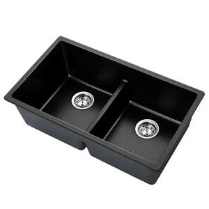 Cefito 790x460mm Stone Sink Double Bowl 