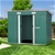 Garden Shed Flat 4ft x 6ft Outdoor Storage Shelter - Green
