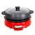 SOGA 2 in 1 Electric Steamboat Hotpot Teppanyaki Asian Hot Pot Soup Maker