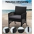 Gardeon Outdoor Furniture Rattan Set Garden Wicker Patio Cushion 4pc Black