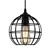 Artiss Pendant Light Modern Ceiling Metal Caged Wire Lamp Home Black