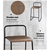 Artiss 2x Industrial Rustic Bar stools Vintage Bar Stool Wooden Kitchen