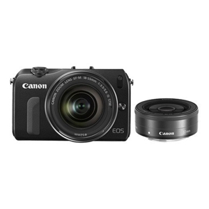 Canon EOS M with 18-55mm and 22mm Twin L
