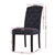Artiss 2x Dining Chairs Fabric Padded High Back Pine Wood Grey