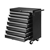 Giantz Tool Chest and Trolley Box Cabinet 7 Drawers Cart Storage Black