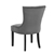 Artiss 2x Dining Chairs French Provincial Chair Wooden Velvet Fabric Grey