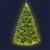 Jingle Jollys 2.1M 7FT Christmas Tree LED Lights 1134 Tips Warm White Green