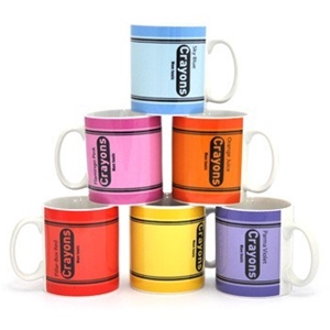 Crayon Mugs - Orange Juice