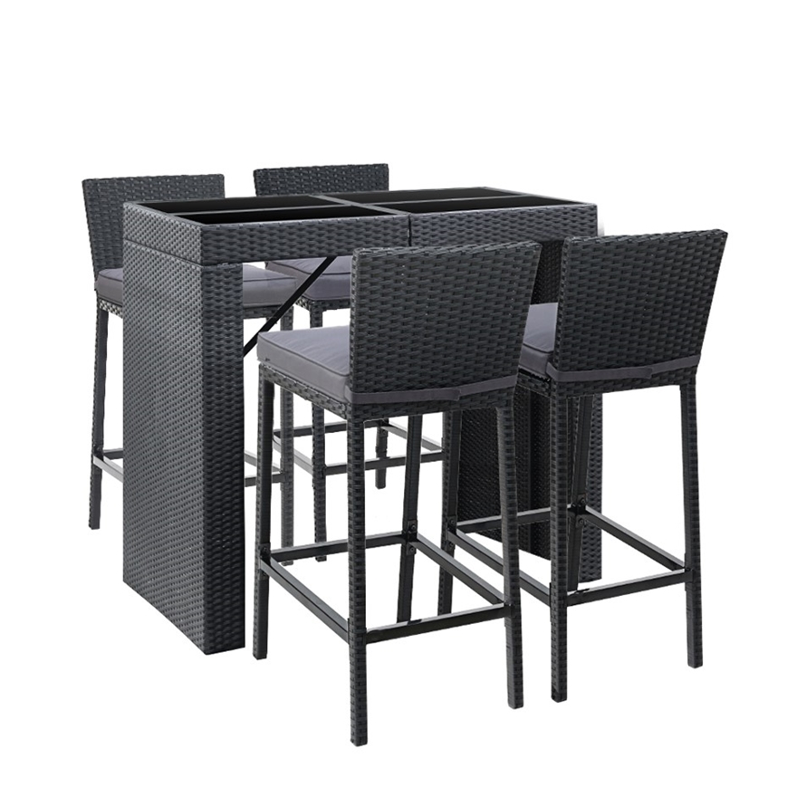 Gardeon Outdoor Bar Set Table, Outdoor Bar Table And Chairs