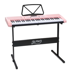 Alpha 61 Key Lighted Electronic Piano Ke