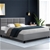 Artiss Double Full Size Bed Frame Base Mattress Fabric Wooden Grey TINO