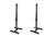 Pair of Adjustable Rack Sturdy Steel Squat Barbell Bench Press Stands