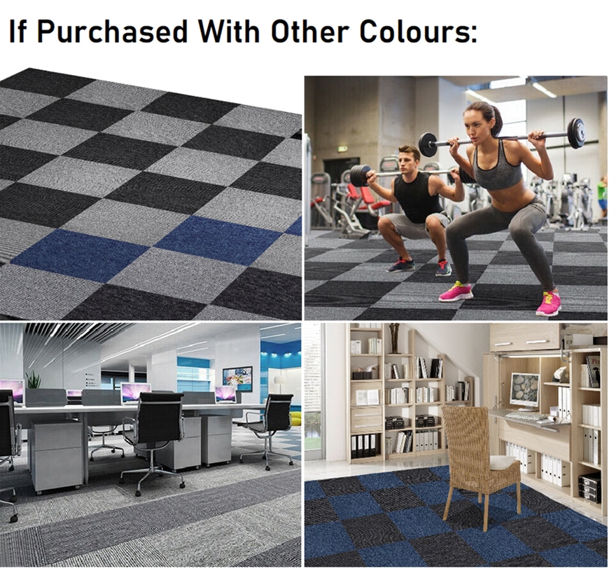 5m2 Box Of Premium Carpet Tiles, Premium Carpet Tiles