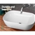 Cefito Ceramic Bathroom Basin Sink Vanity Above Counter White Rectangular