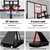 Everfit Pro Portable Basketball Stand System Ring Hoop Adjustable 3.05M