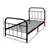 Artiss Metal Bed Frame Single Mattress Base Platform Foundation Black
