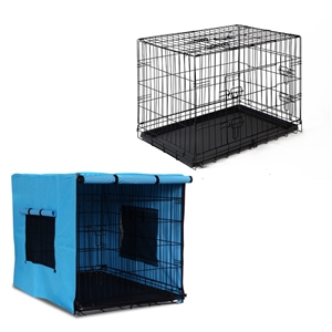 i.Pet 36inch Collapsible Pet Cage - Blac
