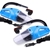 SOGA 2x 12V Portable Handheld Vacuum Cleaner Car Boat Vans Blue