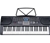 Karrera 61 Keys Electronic Keyboard Piano with Stand - Black