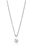 Fuchsia Infusion Solitaire Drop Earrings & Tear Drop Pendant Set